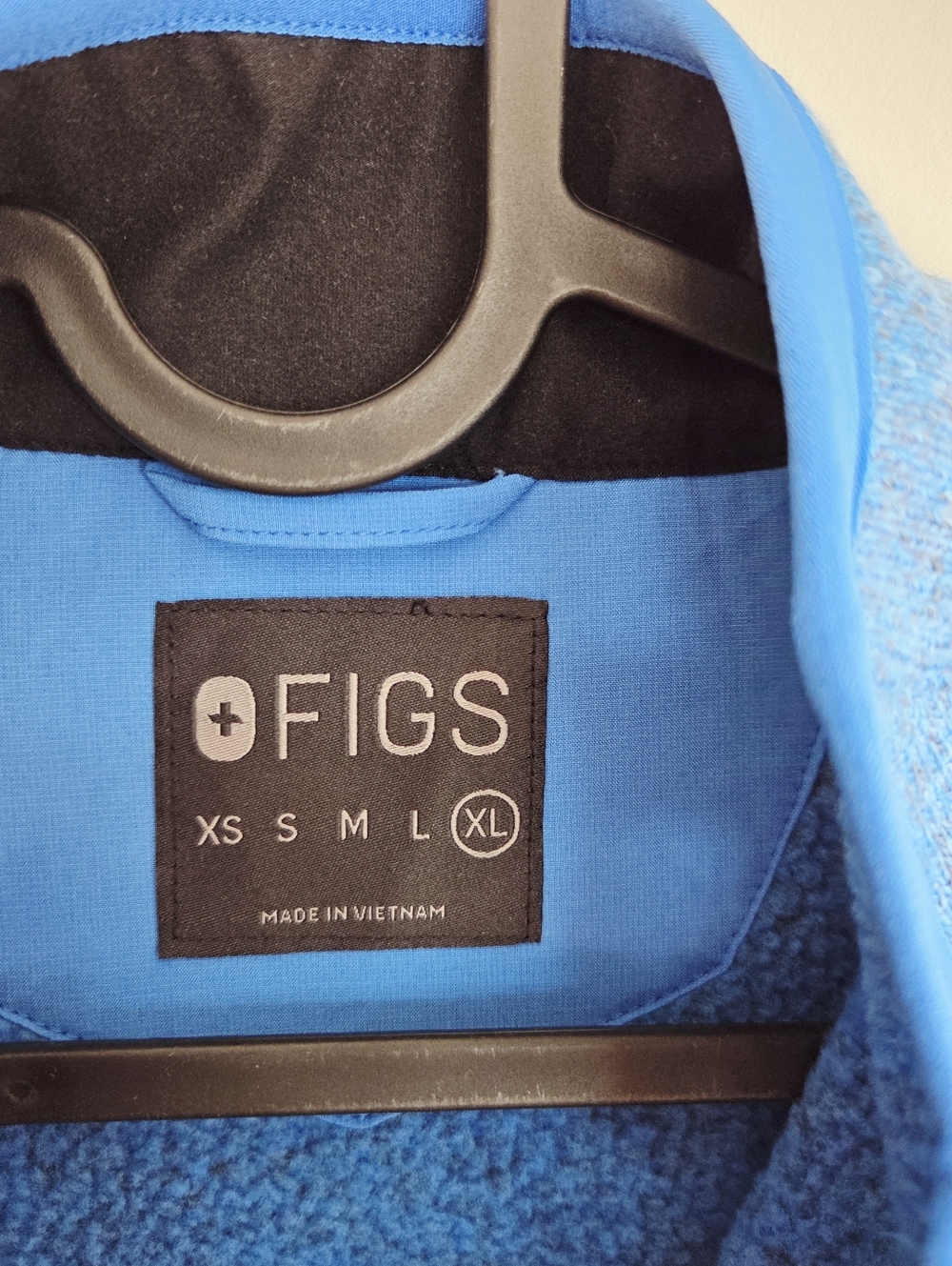 Figs On-Shift Fleece Jacet Blue XL Blue - Picture 2 of 6